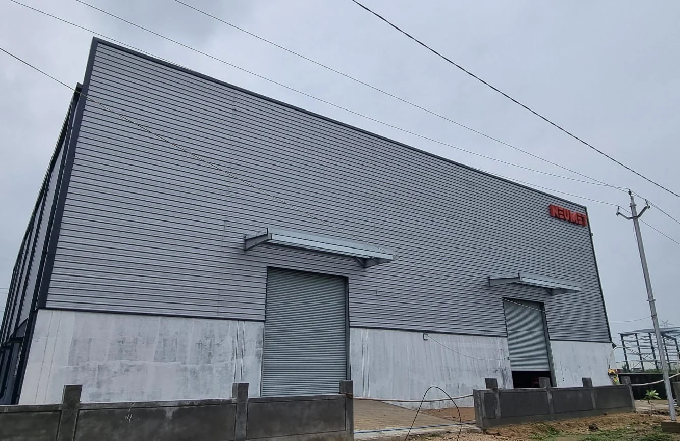 Industrial construction project completed by Vraj Associates